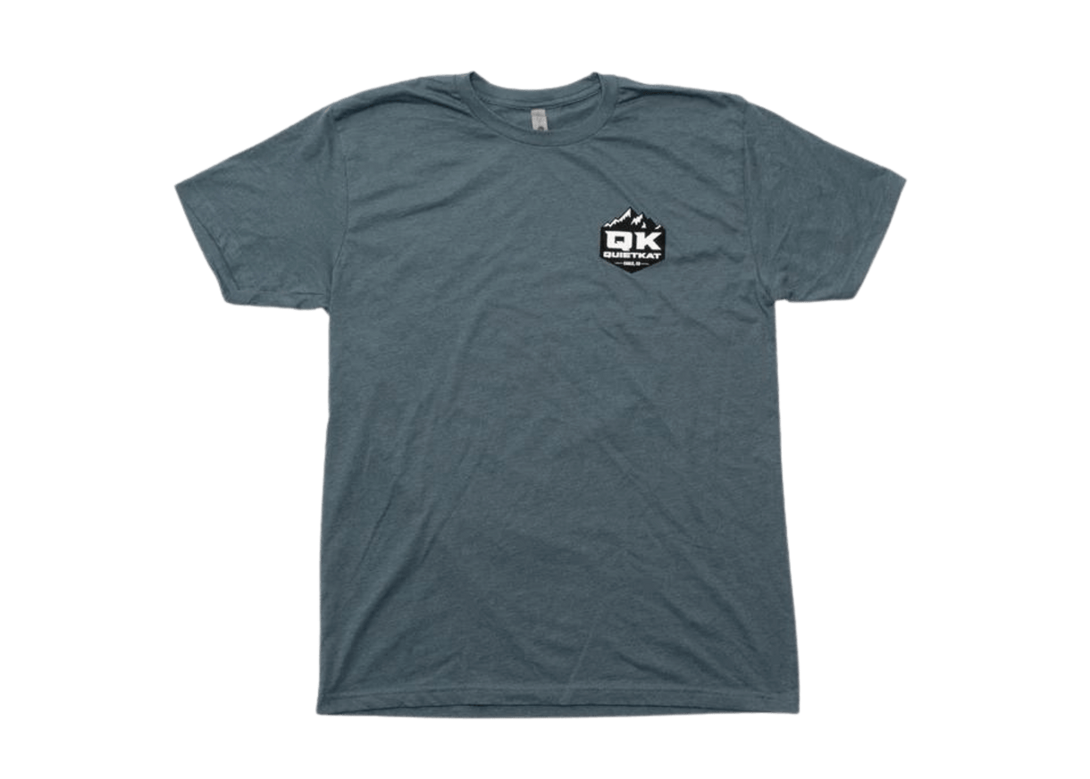 QK Mountain Logo T-Shirt (Indigo)